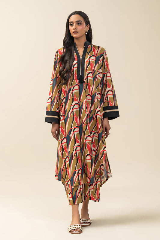 2 PIECE PRINTED LAWN SUIT (PRET)