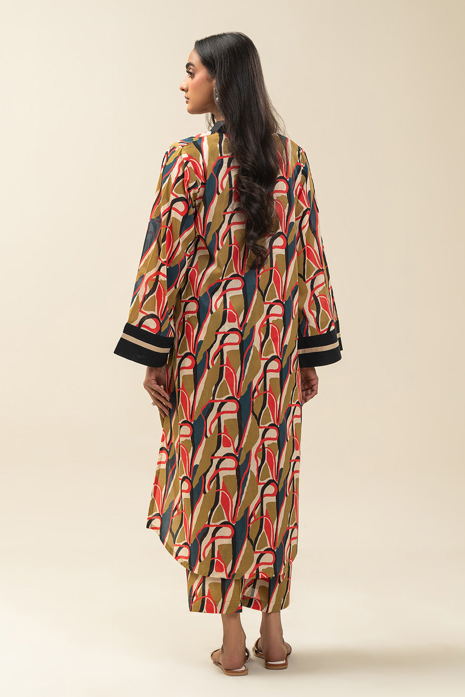 2 PIECE PRINTED LAWN SUIT (PRET)