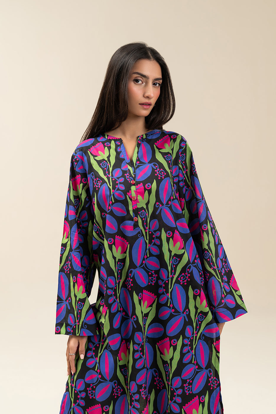 2 PIECE PRINTED LAWN SUIT (PRET)