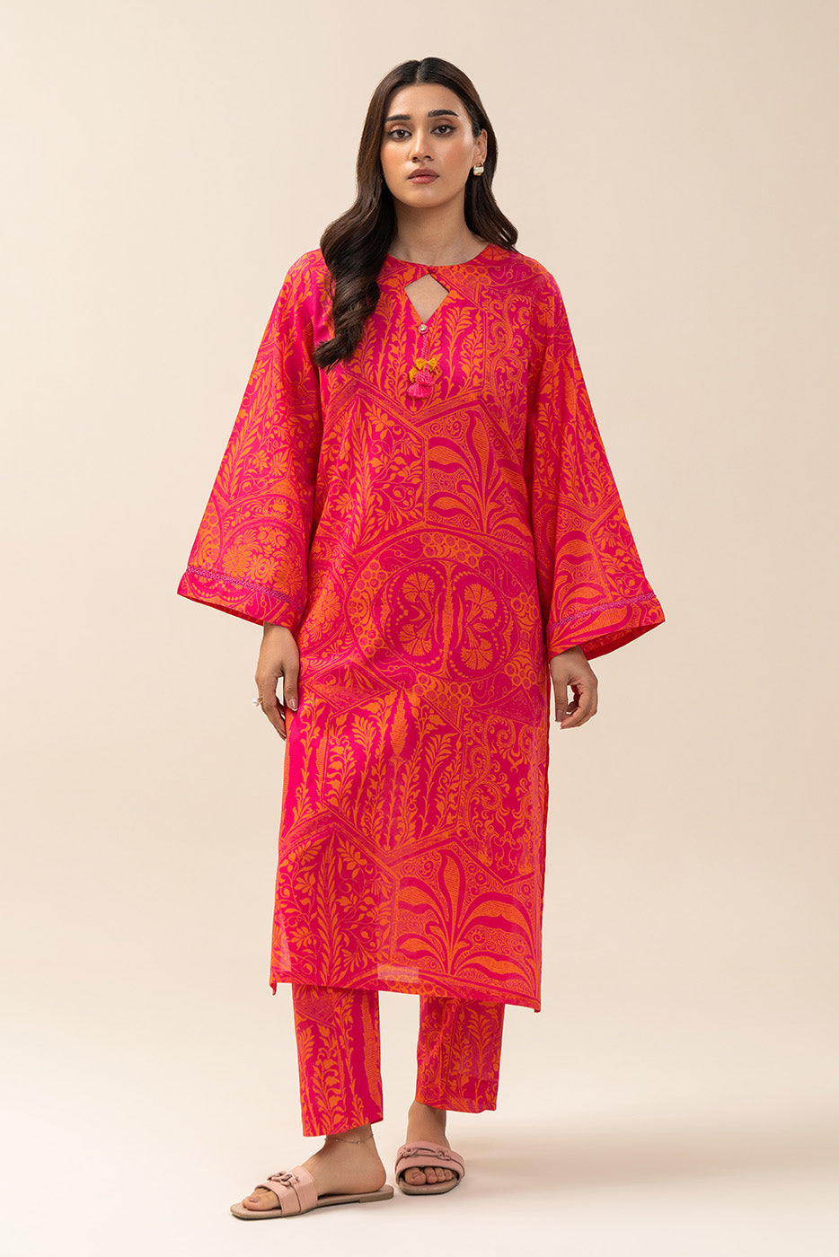 2 PIECE PRINTED LAWN SUIT (PRET)