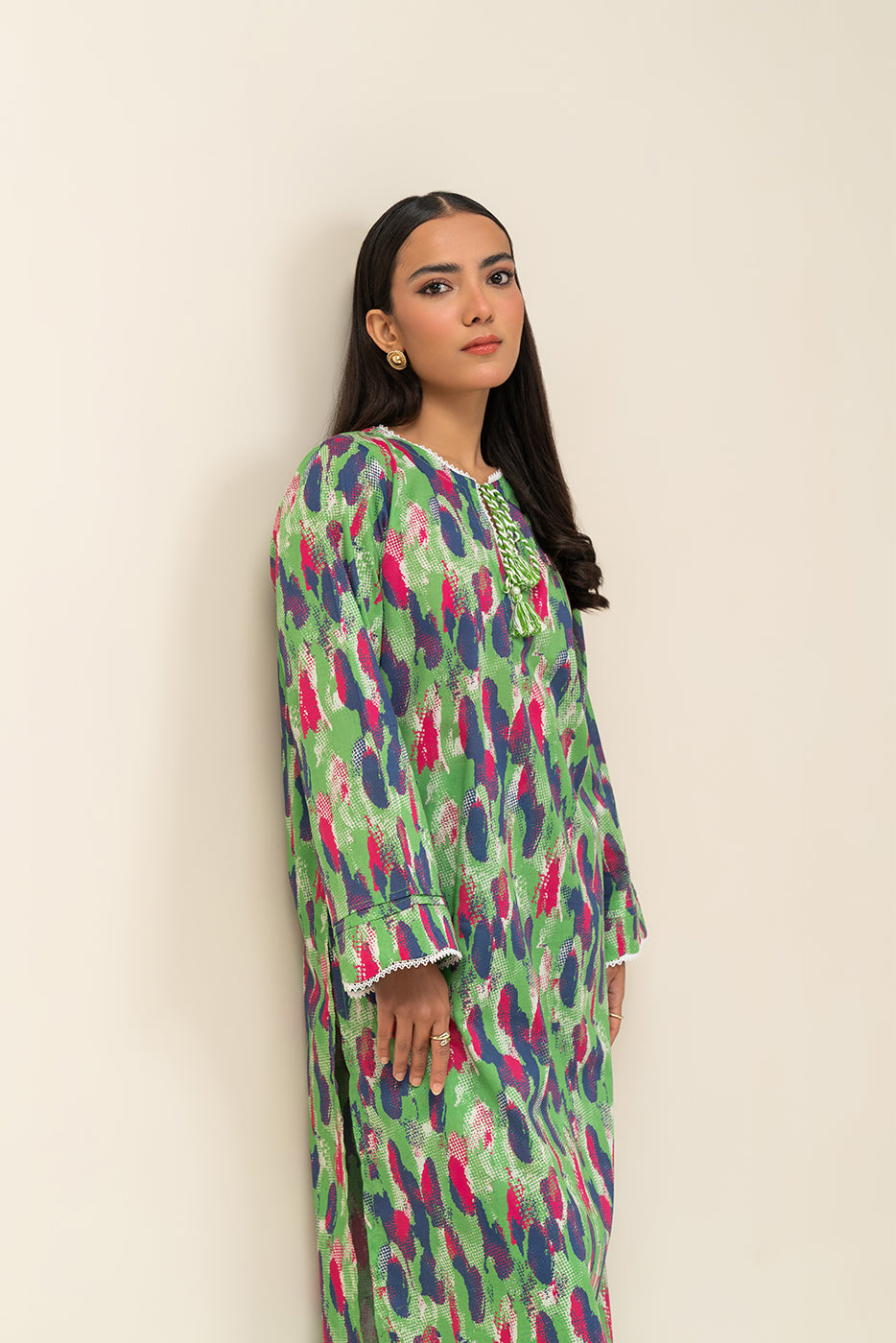 2 PIECE PRINTED LAWN SUIT (PRET)