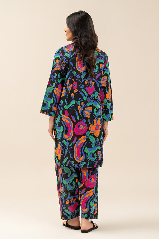 2 PIECE PRINTED LAWN SUIT (PRET)