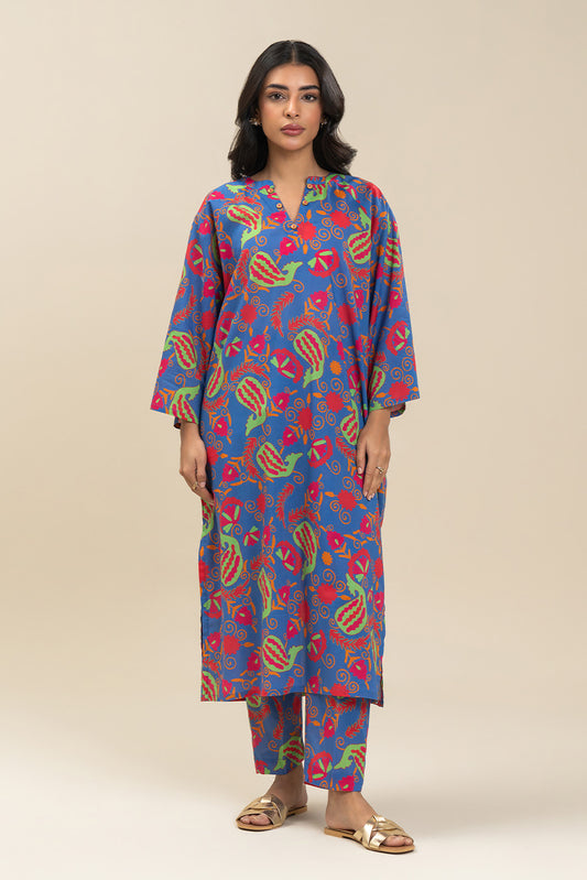 2 PIECE EMBROIDERED LAWN SUIT (PRET)