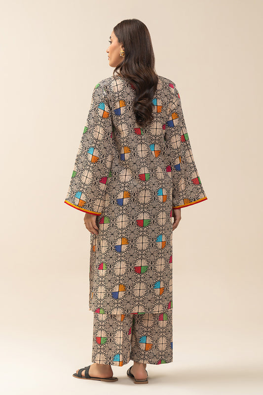 2 PIECE PRINTED LAWN SUIT (PRET)