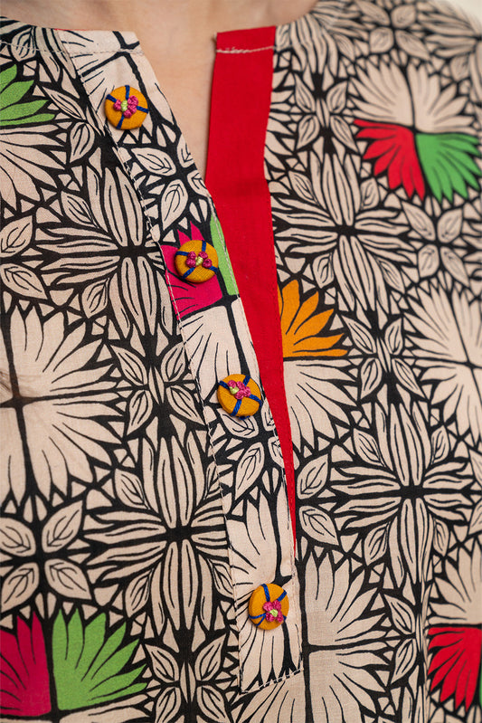 2 PIECE PRINTED LAWN SUIT (PRET)