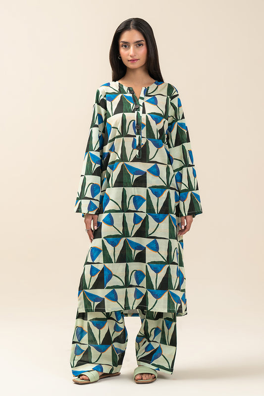 2 PIECE PRINTED LAWN DORIA SUIT (PRET)