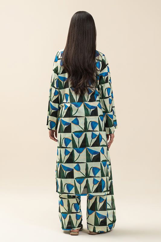 2 PIECE PRINTED LAWN DORIA SUIT (PRET)