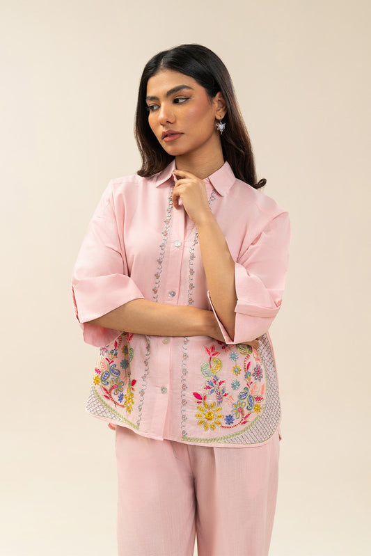 2 PIECE EMBROIDERED CD SLUB SUIT (FUSION)