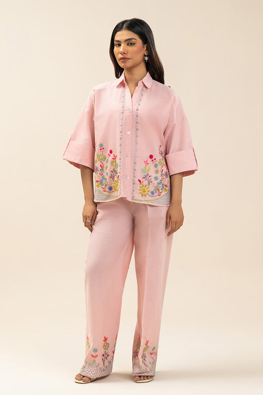 2 PIECE EMBROIDERED CD SLUB SUIT (FUSION)