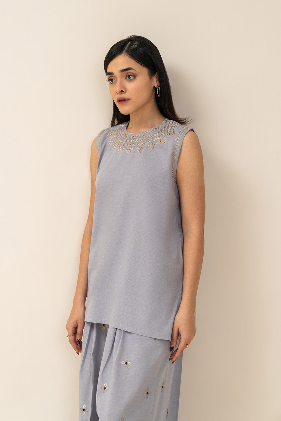 EMBROIDERED CO-ORD SET (FUSION)