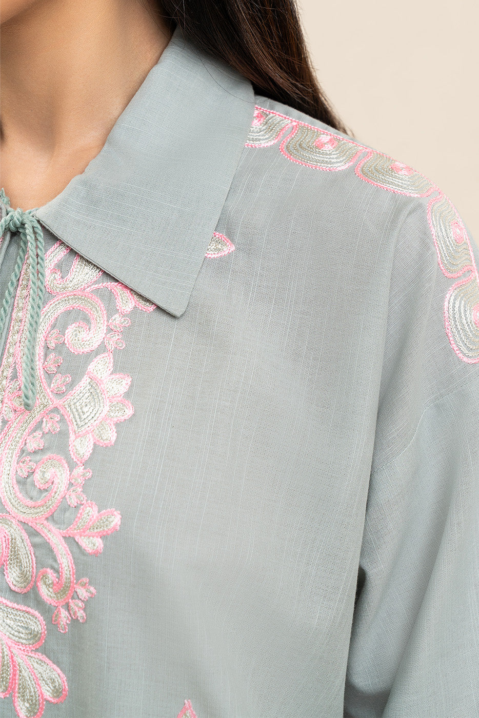 EMBROIDERED CO-ORD SET (FLOW)