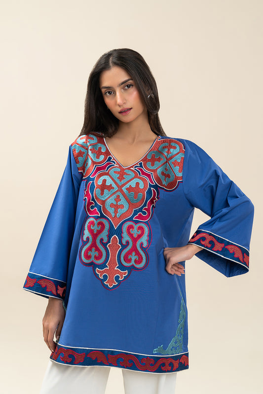 EMBROIDERED COTTON TOP (PRET)