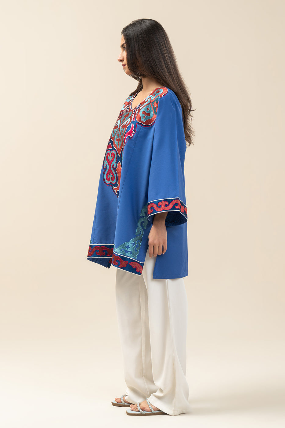 EMBROIDERED COTTON TOP (PRET)