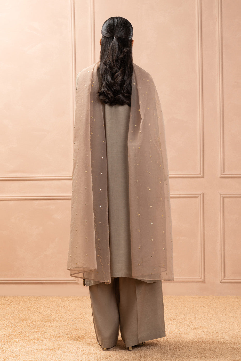 3 PIECE EMBROIDERED RAW SILK SUIT (LUXURY PRET)