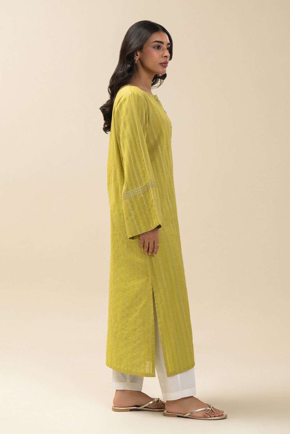 EMBROIDERED DANIER DOBBY SHIRT (PRET)