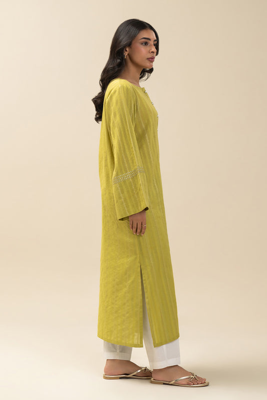 EMBROIDERED DANIER DOBBY SHIRT (PRET)