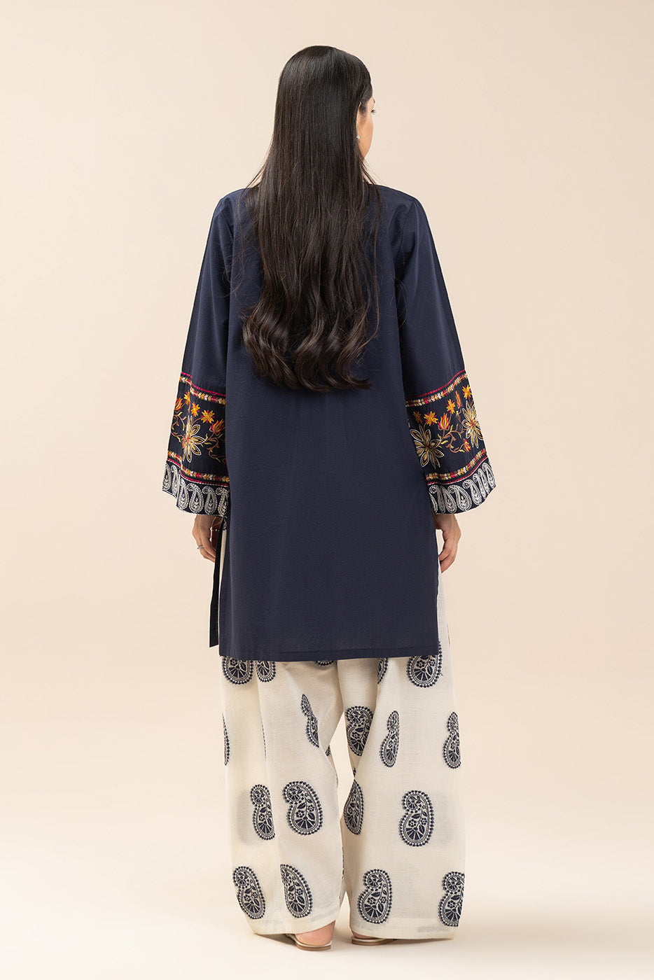 EMBROIDERED JACQUARD SHIRT (PRET)