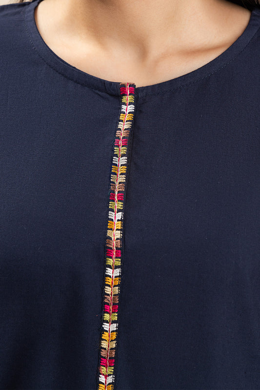 EMBROIDERED JACQUARD SHIRT (PRET)