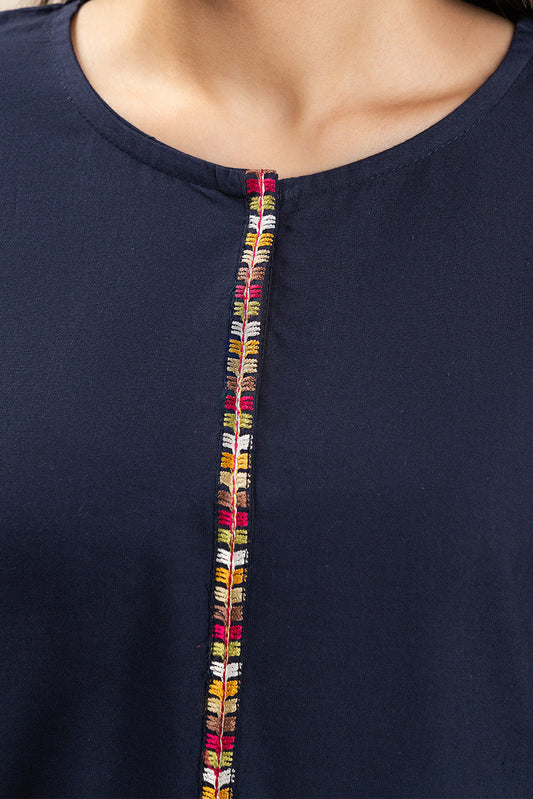 EMBROIDERED JACQUARD SHIRT (PRET)
