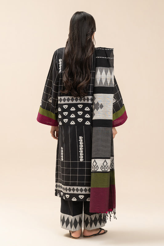 2 PIECE BASIC JACQUARD SUIT (PRET)