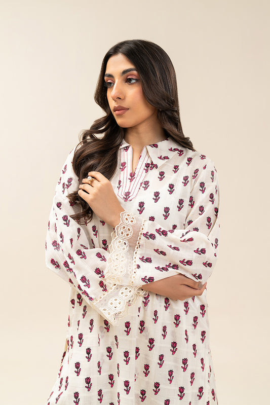 2 PIECE EMBROIDERED DORIA SUIT (PRET)