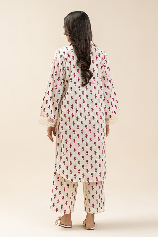 2 PIECE EMBROIDERED DORIA SUIT (PRET)