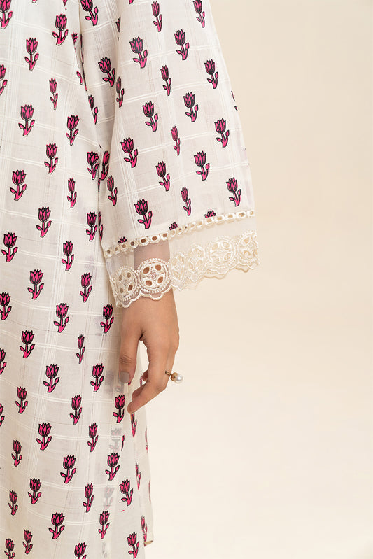 2 PIECE EMBROIDERED DORIA SUIT (PRET)