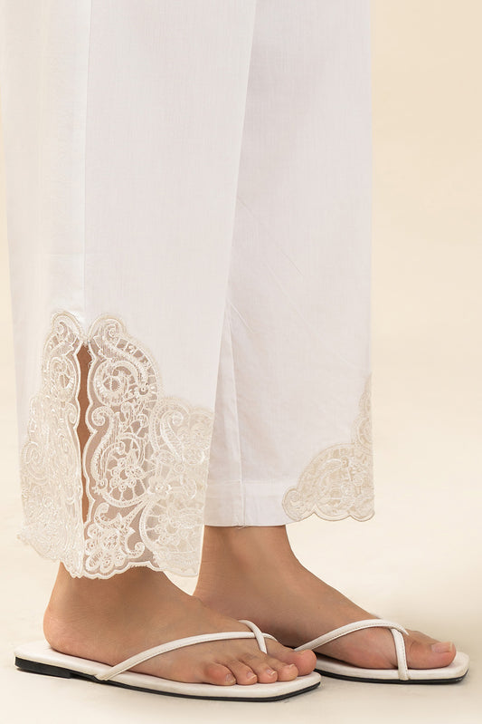 EMBROIDERED STRAIGHT PANTS