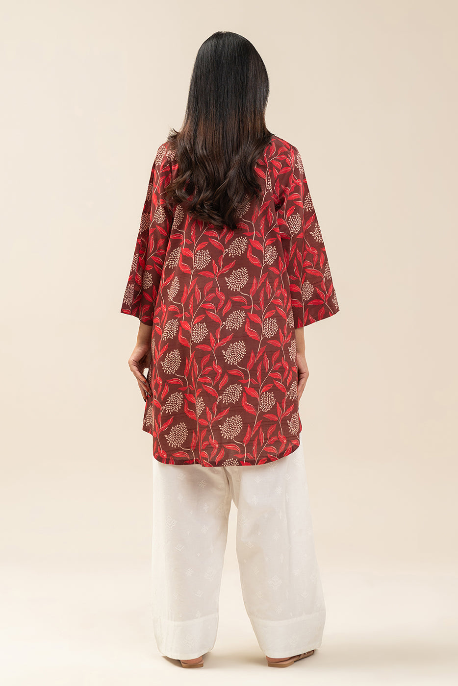 PRINTED DORIA LAWN SHIRT (PRET)