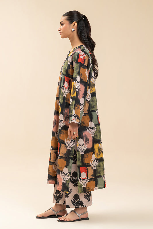 PRINTED DORIA LAWN SHIRT (PRET)