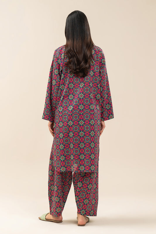2 PIECE PRINTED DORIA LAWN SUIT (PRET)