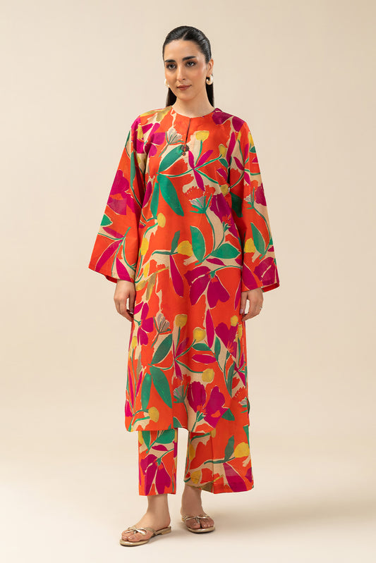 2 PIECE PRINTED LAWN SUIT (PRET)