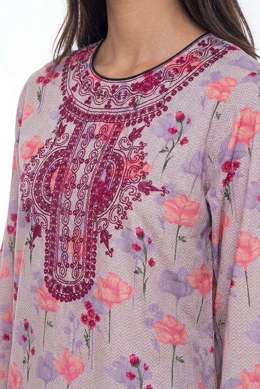 2 PIECE PRINTED LAWN SUIT (PRET)