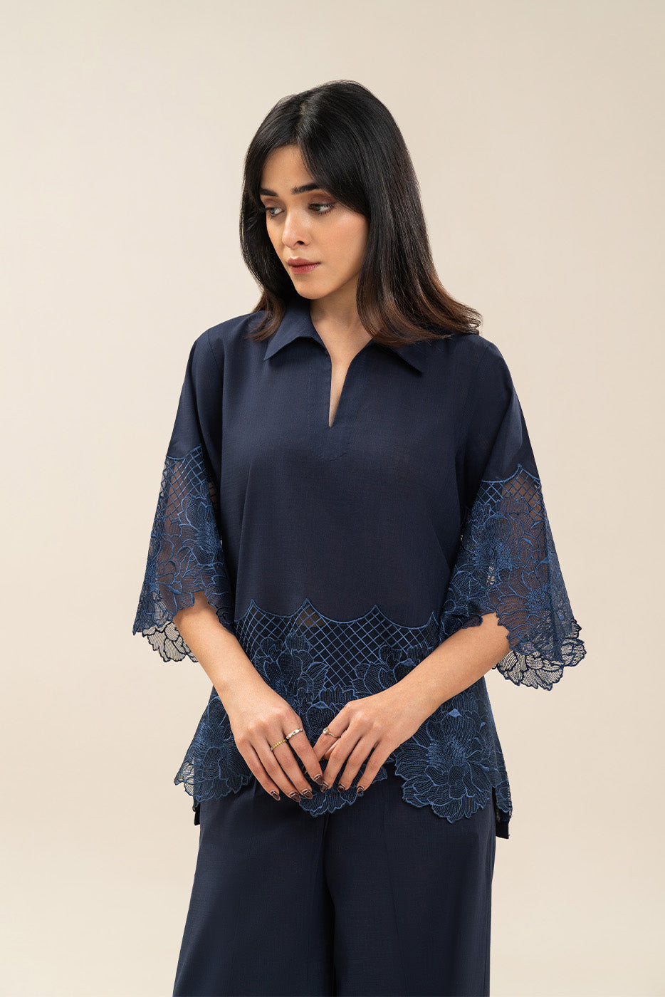 EMBROIDERED CO-ORD SET (FUSION)