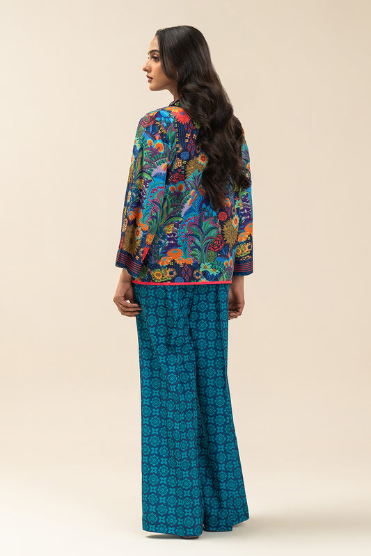 2 PIECE PRINTED SILK SUIT (FUSION)