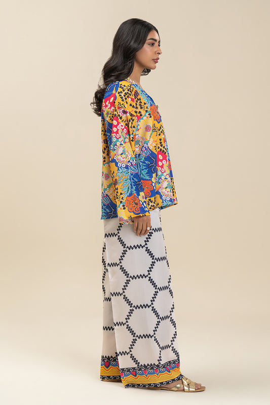 2 PIECE PRINTED DP POLY SUIT (FUSION)