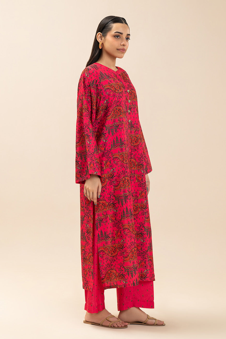 PRINTED SILK SHIRT (FLOW)
