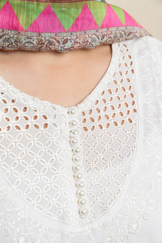 3 PIECE EMBROIDERED LAWN SUIT (HIGH CASUAL)