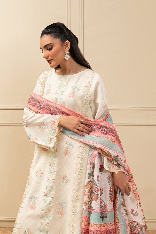 3 PIECE EMBROIDERED MISSOURI SUIT (HIGH CASUAL)