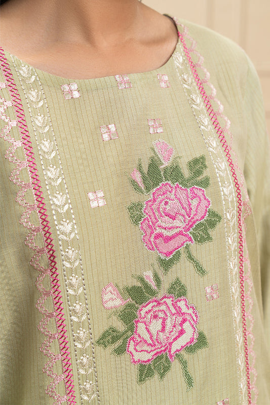 3 PIECE EMBROIDERED MISSOURI SUIT (PRET)