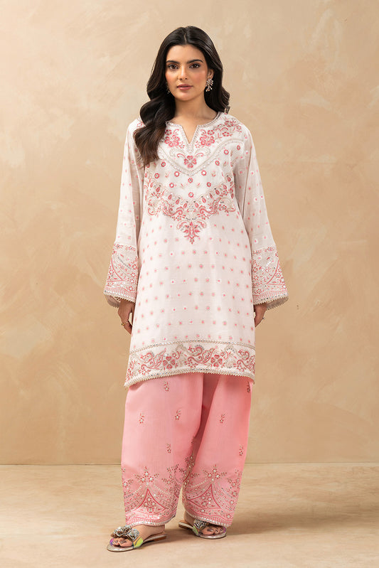 2 PIECE EMBROIDERED DANIER ZARI JACQUARD SUIT (LUXURY PRET)