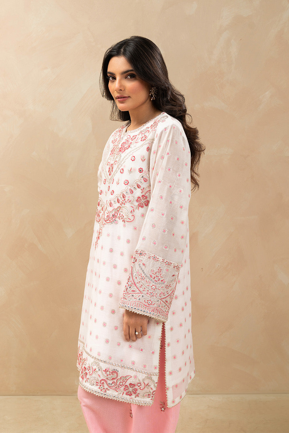 2 PIECE EMBROIDERED ZARI JACQUARD SUIT (LUXURY PRET)