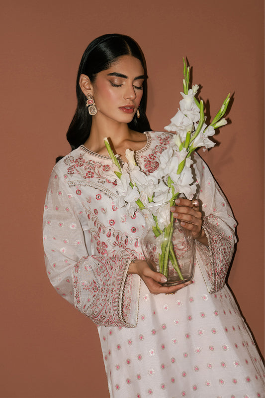 2 PIECE EMBROIDERED ZARI JACQUARD SUIT (LUXURY PRET)