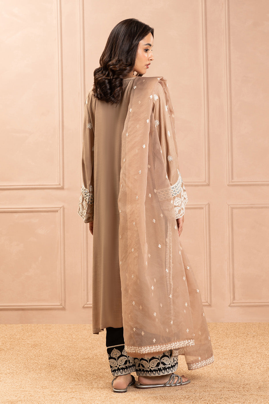 3 PIECE EMBROIDERED RAW SILK SUIT (LUXURY PRET)