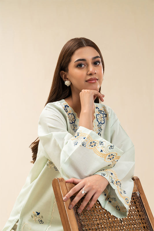 EMBROIDERED LAWN SHIRT (PRET)