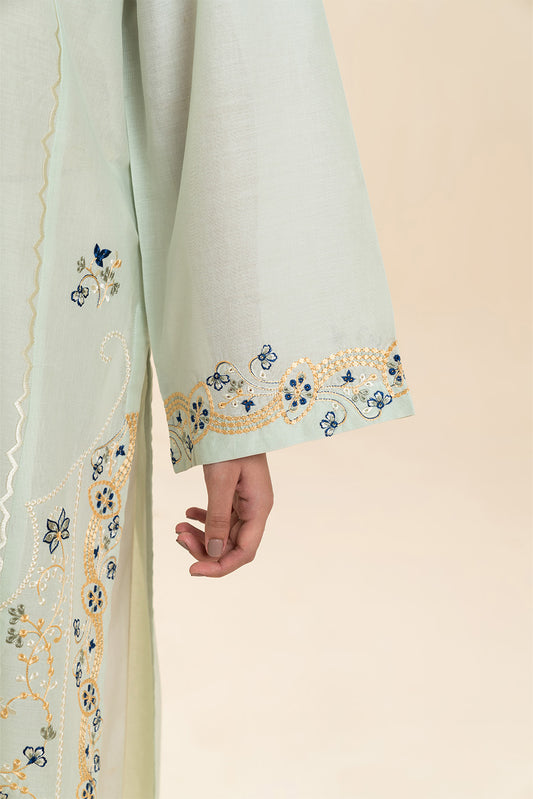 EMBROIDERED LAWN SHIRT (PRET)