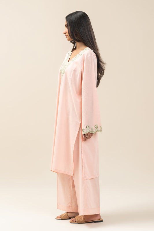 2 PIECE EMBROIDERED NEON NEPS SUIT (PRET)