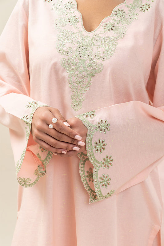 2 PIECE EMBROIDERED NEON NEPS SUIT (PRET)