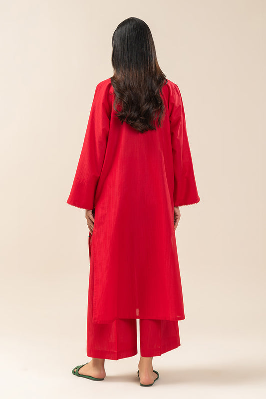 2 PIECE EMBROIDERED DORIA DOBBY SUIT (PRET)