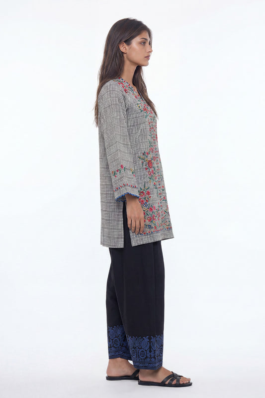 2 PIECE EMBROIDERED DORIA SUIT (PRET)